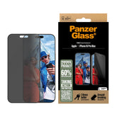 PanzerGlass® P2864, Privacy Screen Protector Privacy iPhone 16 Pro Max | Ultra-Wide Fit